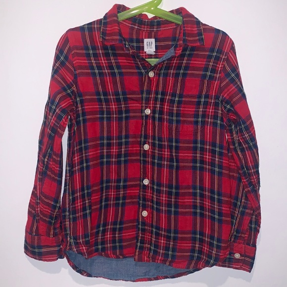 Gap Other - Gap Kids Double Woven Full Sleeve button down Plaid Shirt.